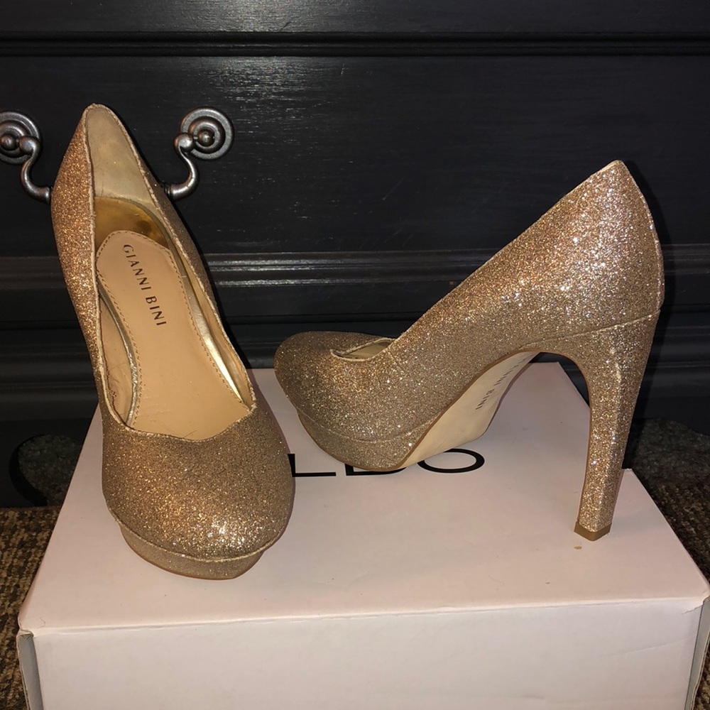 GB gold shoes